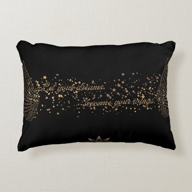 Dream Wings Accent Kissen (Vorderseite)