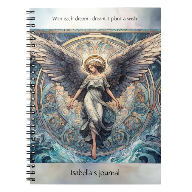 Dream Wish Angel Art Journal Notizblock (Vorderseite)