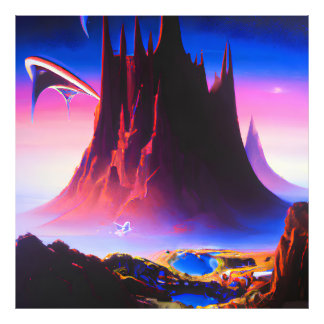 Dream World Oil Painting Fotodruck