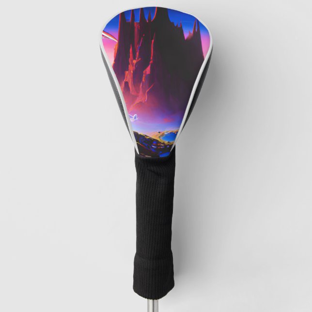 Dream World Oil Painting Golf Headcover (Vorderseite)