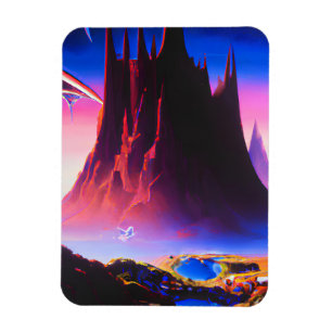 Dream World Oil Painting Magnet