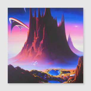 Dream World Oil Painting Magnetkarte