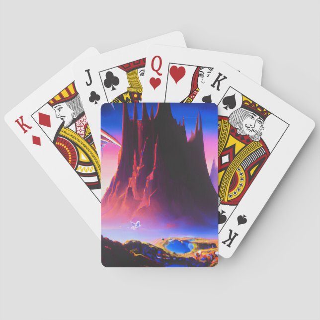 Dream World Oil Painting Spielkarten (Rückseite)