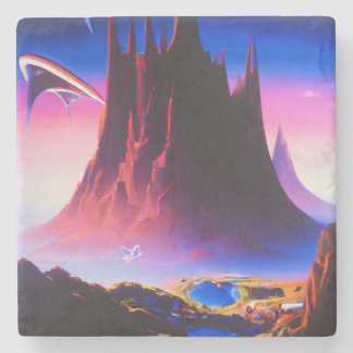Dream World Oil Painting Steinuntersetzer