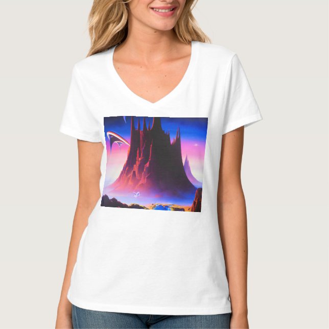 Dream World Oil Painting T-Shirt (Vorderseite)