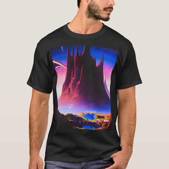 Dream World Oil Painting T-Shirt (Vorderseite)