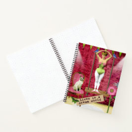 Dream World Vintag Funky Ballerina Bullet Journal Notizbuch