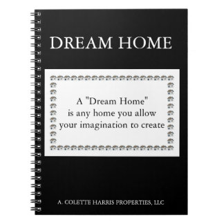 Dream Zuhause Quote - Design 2 Notebook Notizblock