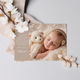 Dreamame Nights - ein gemütlicher Godparent-Vorsch Einladung