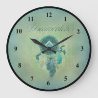 Dreamcatcher auf einem grünes Goldhintergrund