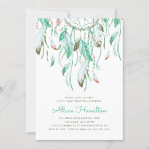 Dreamcatcher Baby Dusche Einladung