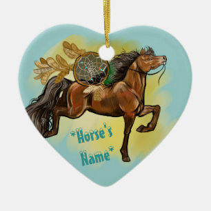 Dreamcatcher Bay Horse Keramik Ornament