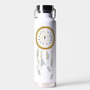 Dreamcatcher--Blauer Türkis Trinkflasche