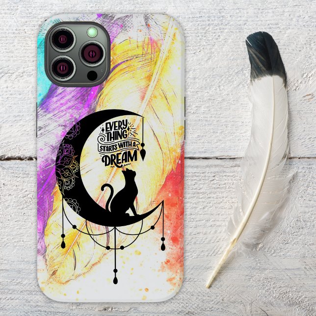 Dreamcatcher Cat | Alles beginnt mit einem Traum Case-Mate iPhone Hülle (Von Creator hochgeladen)