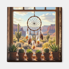 Dreamcatcher, Desert Canyons, Cacti Magnet