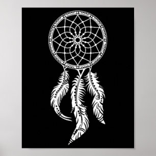 Dreamcatcher, Dream Catcher, Glücksbringer, Amerik Poster