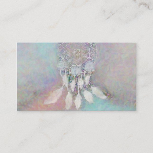 DreamCatcher Dreamcatcher Abstrakte Visitenkarten Visitenkarte (Vorderseite)