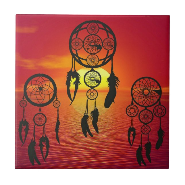 Dreamcatcher Fliese (Vorderseite)