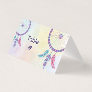 Dreamcatcher Geburtstagsfeier Tischnummer