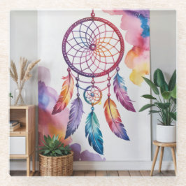 Dreamcatcher-Gemälde auf dem Untersetzer aus Wall-