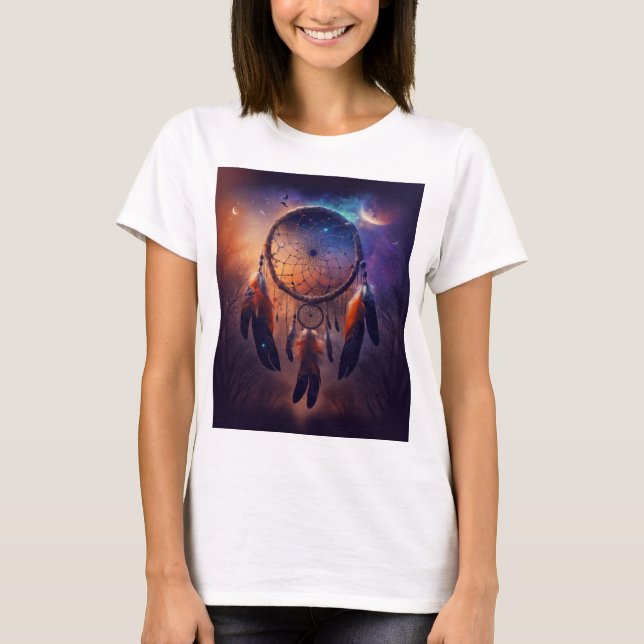 Dreamcatcher im Wald T-Shirt (Vorderseite)