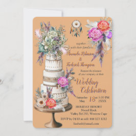 Dreamcatcher in einem Bohemischen Thema Einladung