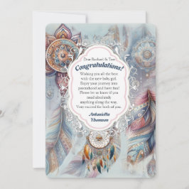 Dreamcatcher in einem Bohemischen Thema Einladung