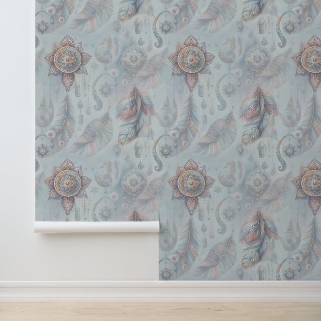 Dreamcatcher in einem Bohemischen Thema Tapete (Anwendung)