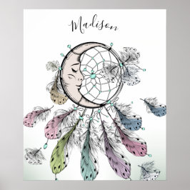 Dreamcatcher-individuelle Name-Poster Poster