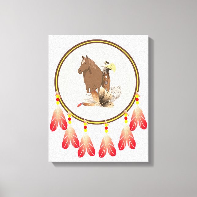 Dreamcatcher Leinwanddruck (Vorderseite)