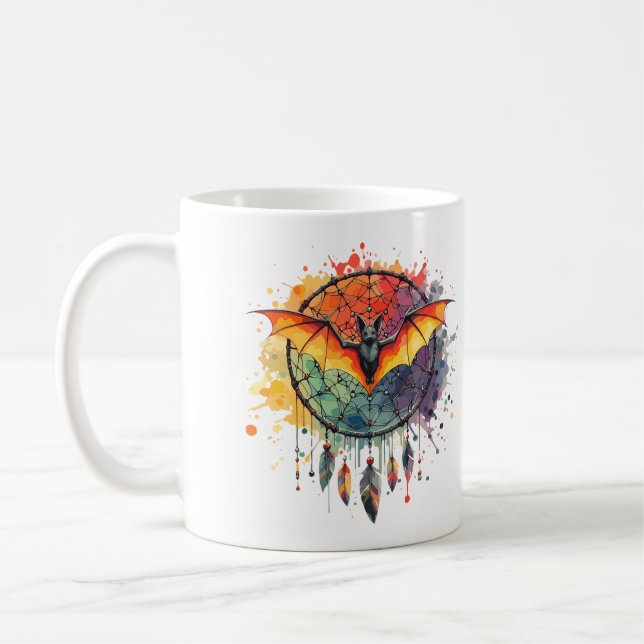 Dreamcatcher mit Bat Kaffeetasse (Links)