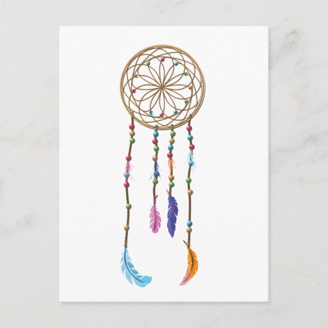Dreamcatcher Pattern Postkarte (Vorderseite)