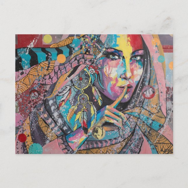 DreamCatcher PostCard Postkarte (Vorderseite)