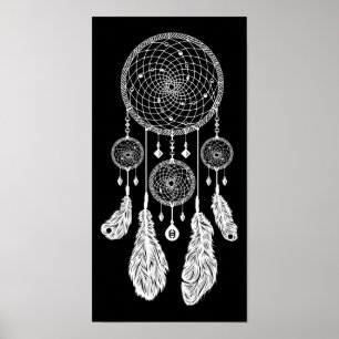 Dreamcatcher - Poster (schwarz)