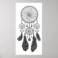 Dreamcatcher - Poster (weiß)