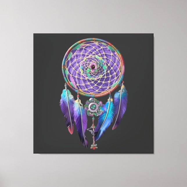 Dreamcatcher Print Design Leinwanddruck (Vorderseite)