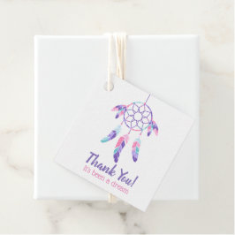 Dreamcatcher rosa lila aquamariner Kindergeburtsta Geschenkanhänger