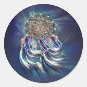 Dreamcatcher Runder Aufkleber