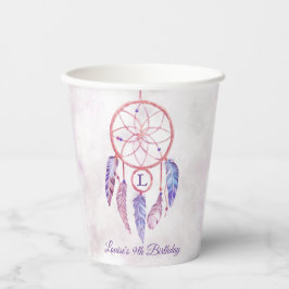 Dreamcatcher Sleepover jeder Altersgruppe Geburtst Pappbecher