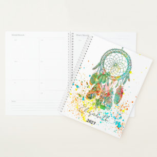 Dreamcatcher-Splatter-Personalisierter Planer