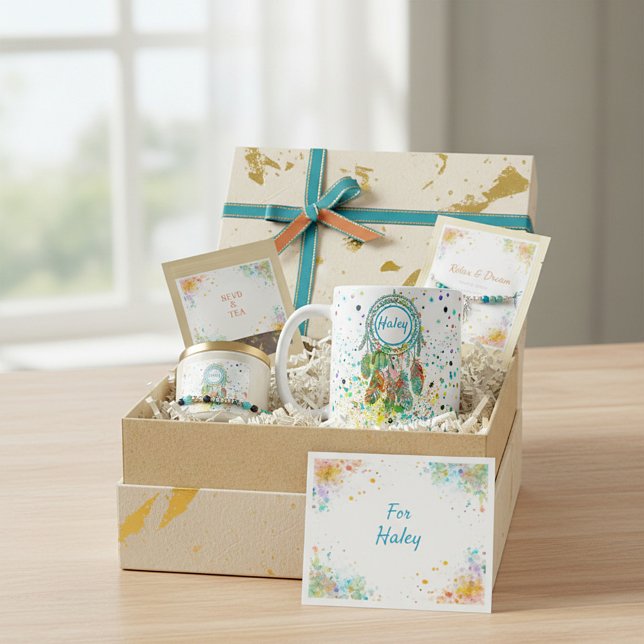 Dreamcatcher splatter personalized  coffee mug kaffeetasse (Von Creator hochgeladen)