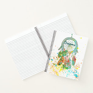 Dreamcatcher-Spritzer Notizbuch