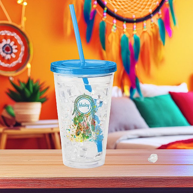 Dreamcatcher Spritzer personalisiert Acryltrinkbecher (Von Creator hochgeladen)