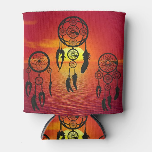 Dreamcatcher Sunset Dosenkühler (Vorderseite)