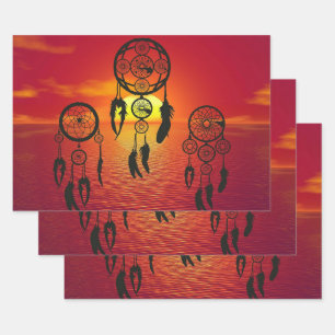 Dreamcatcher Sunset Geschenkpapier Set
