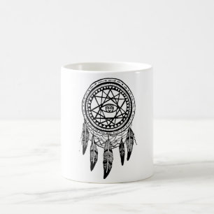 Dreamcatcher Visions-Suche-Mandala Tasse