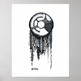 Dreamcatcher - Weißer Hintergrund Poster