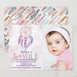 Dreamcatcher Zwei Wildtiere Foto Einladungen zum G