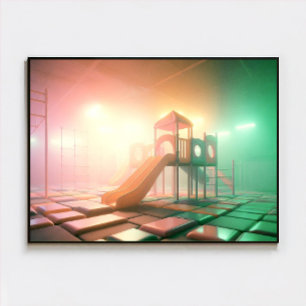 Dreamcore Playground Poster - Surreal Dream Art