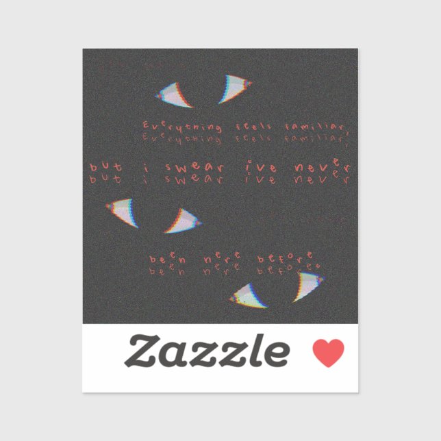 Dreamcore Vinyl Sticker - Augen (Blatt)